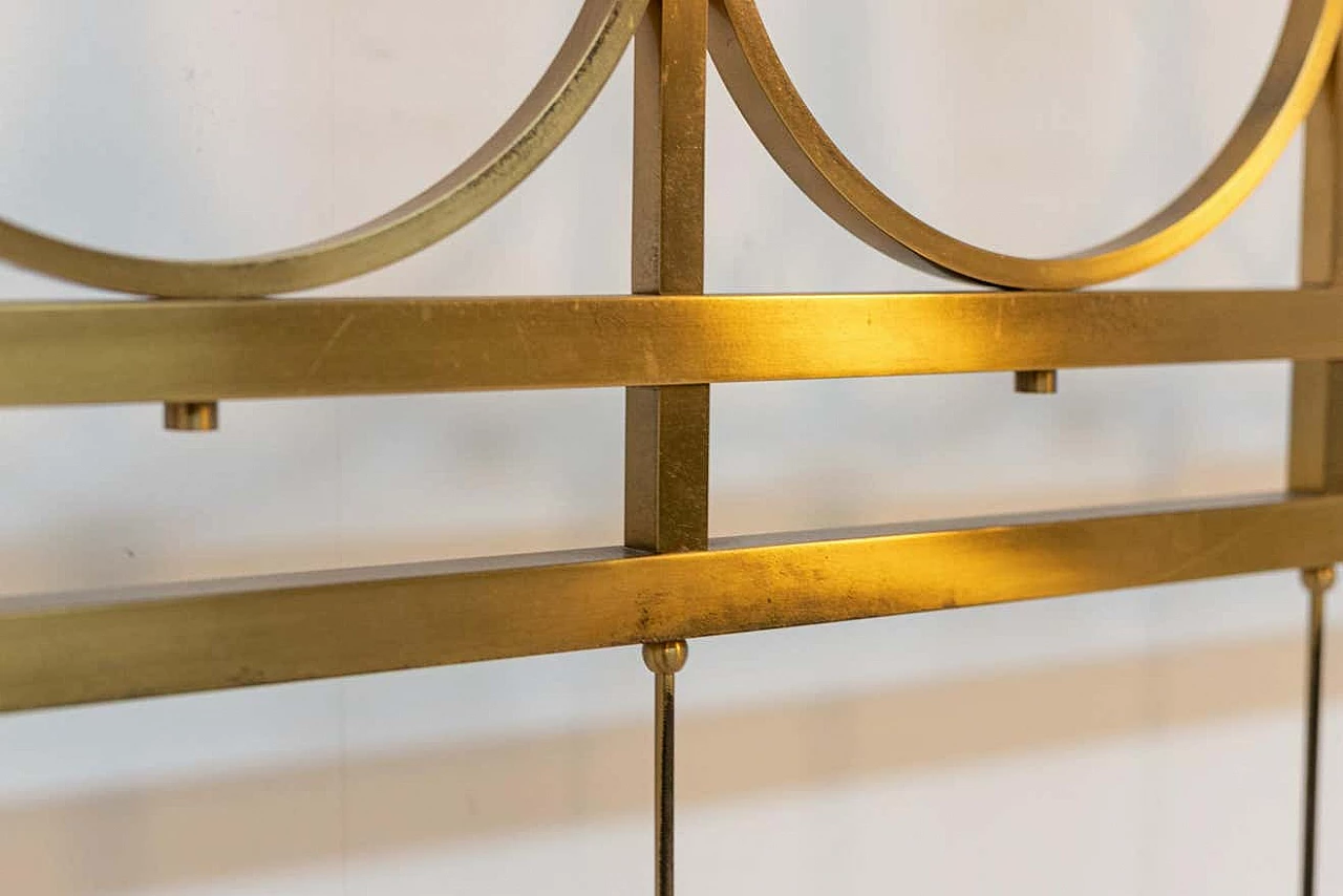 Brass double bed attributed to Paolo Buffa, 1960s 6