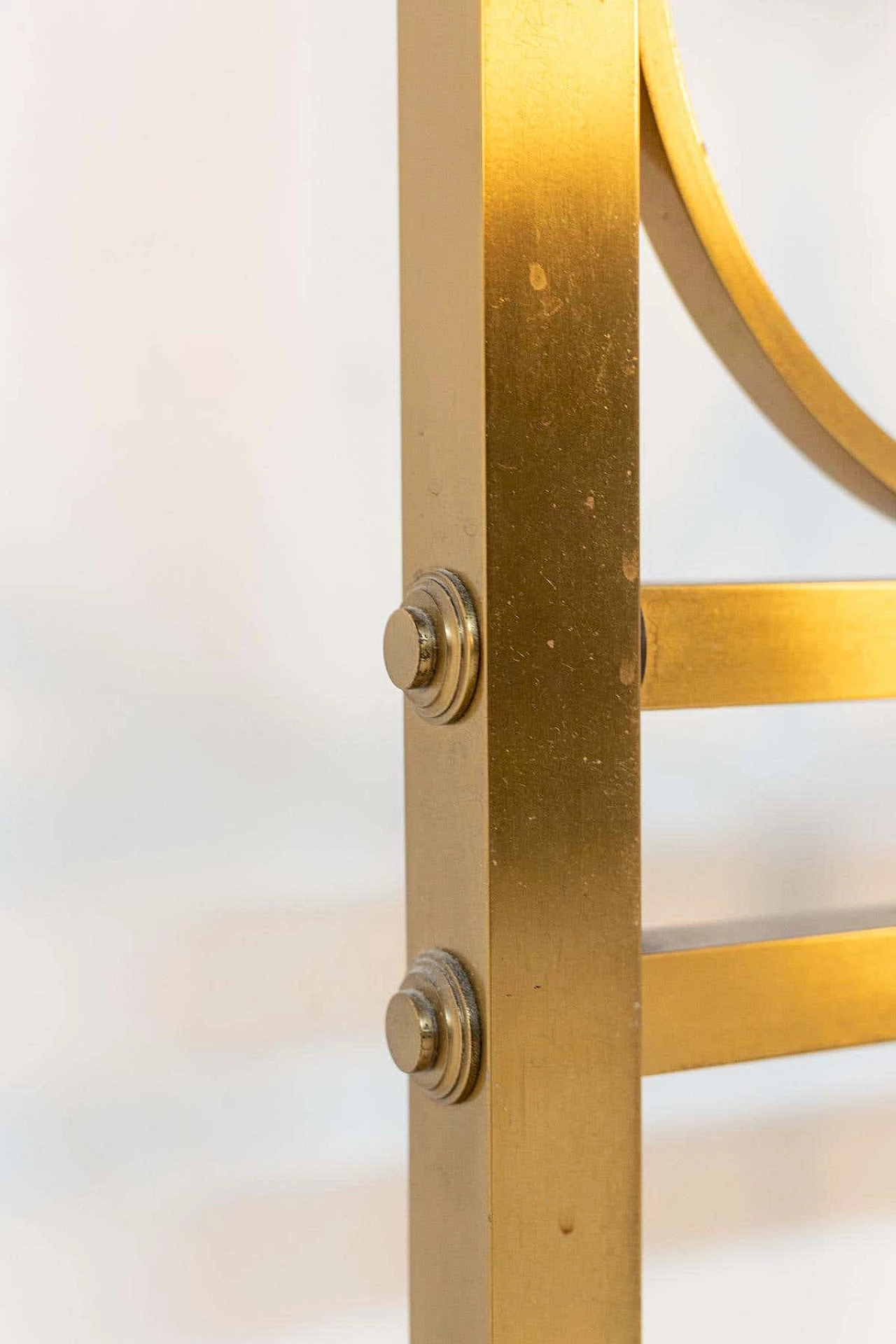 Brass double bed attributed to Paolo Buffa, 1960s 7