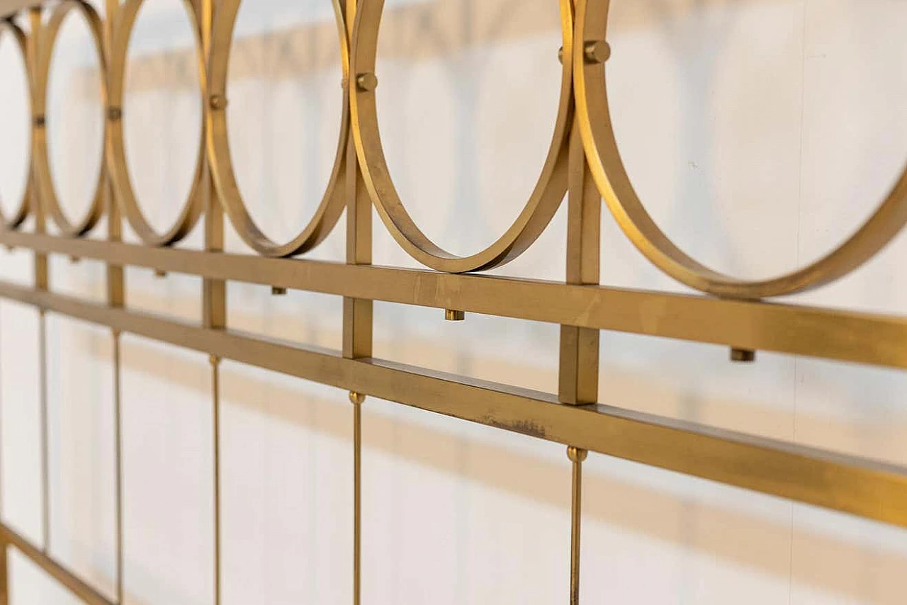 Brass double bed attributed to Paolo Buffa, 1960s 10