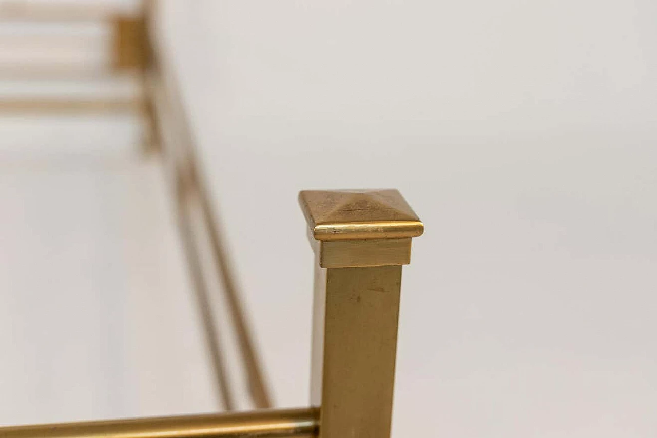 Brass double bed attributed to Paolo Buffa, 1960s 12