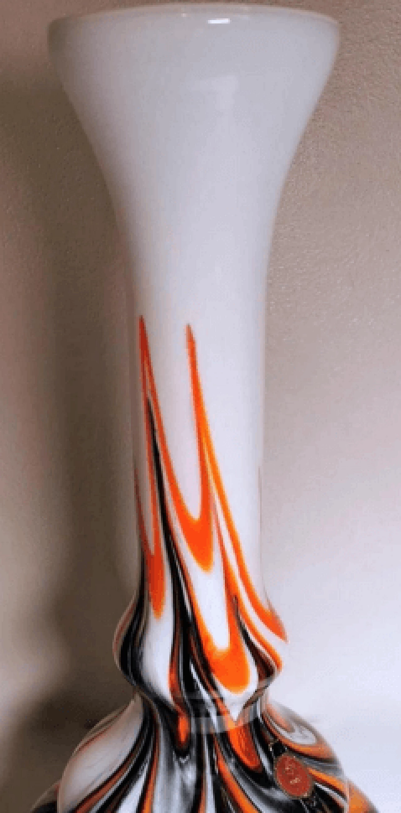 Multicolored opaline glass vase by Vetreria Barbieri, 1970s 7
