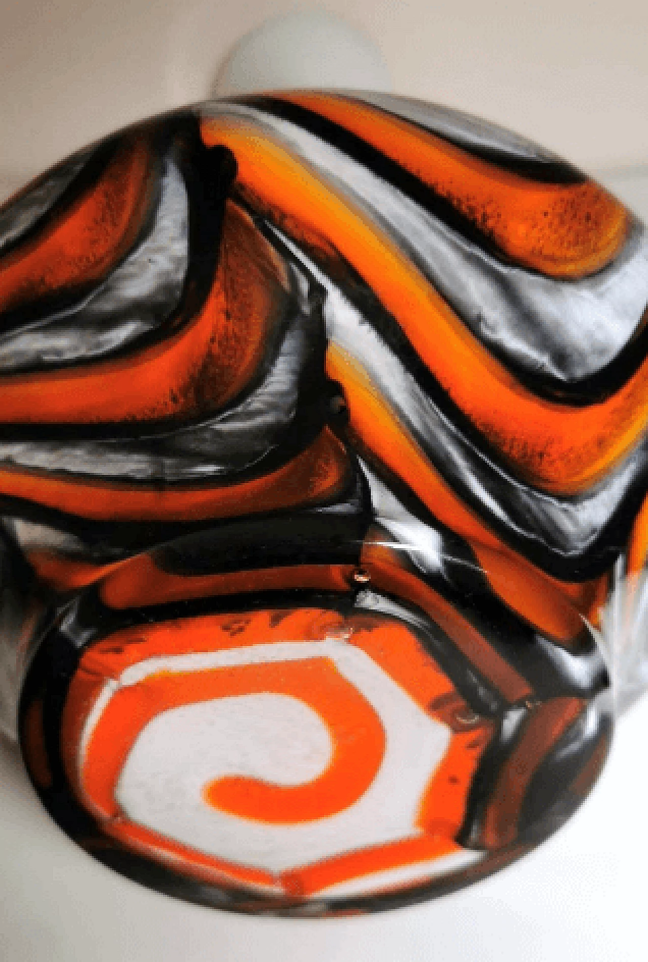 Multicolored opaline glass vase by Vetreria Barbieri, 1970s 12