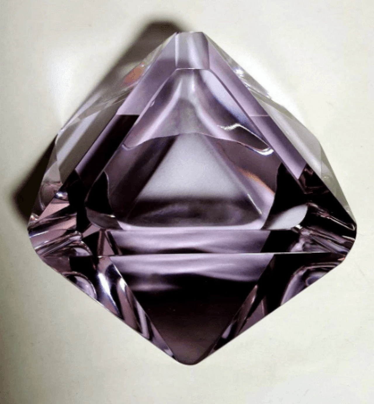 Posacenere in vetro di Murano viola, anni '60 4