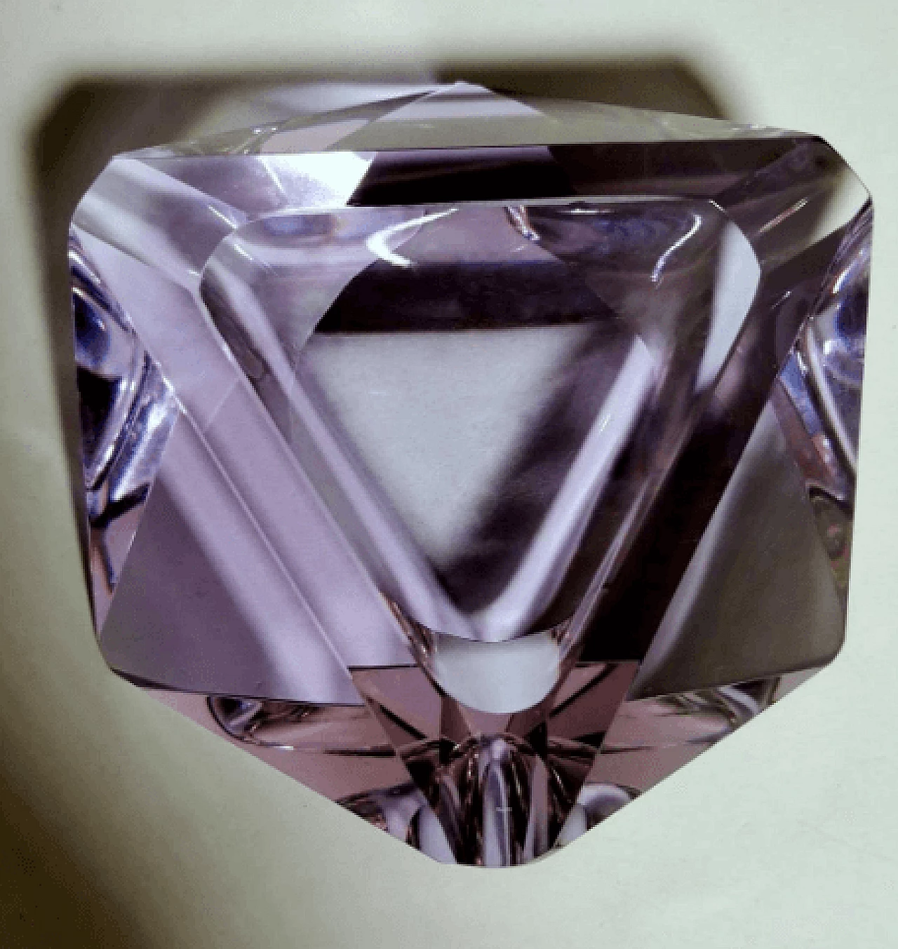 Posacenere in vetro di Murano viola, anni '60 6