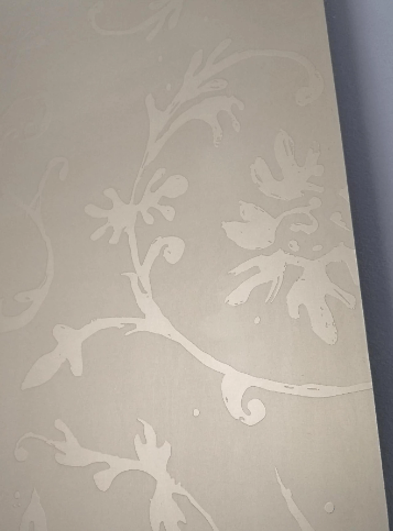 Specchio da parete quadrato con cornice in metallo, anni '80 8