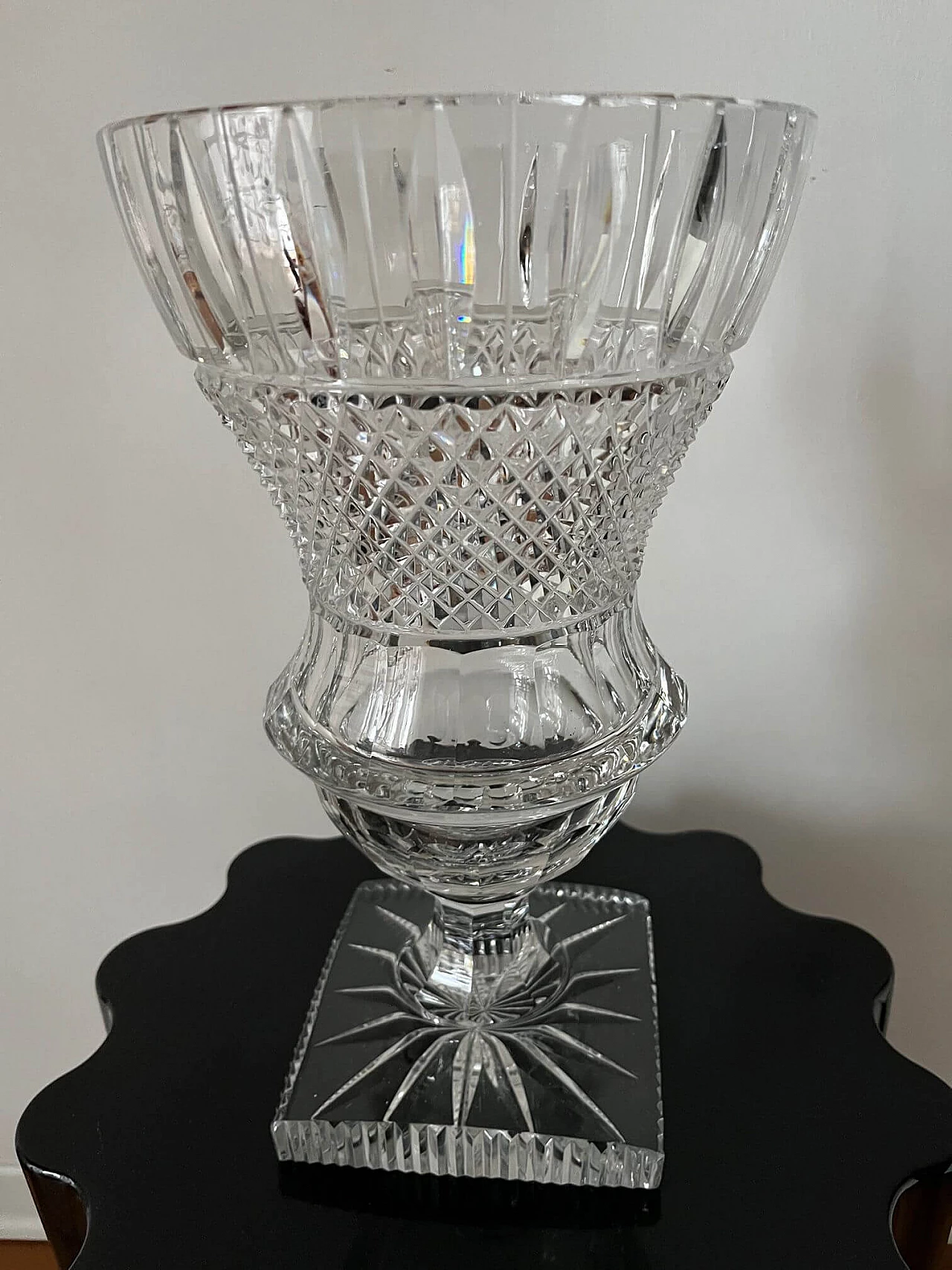 Bohemian crystal vase, early 20th century 2