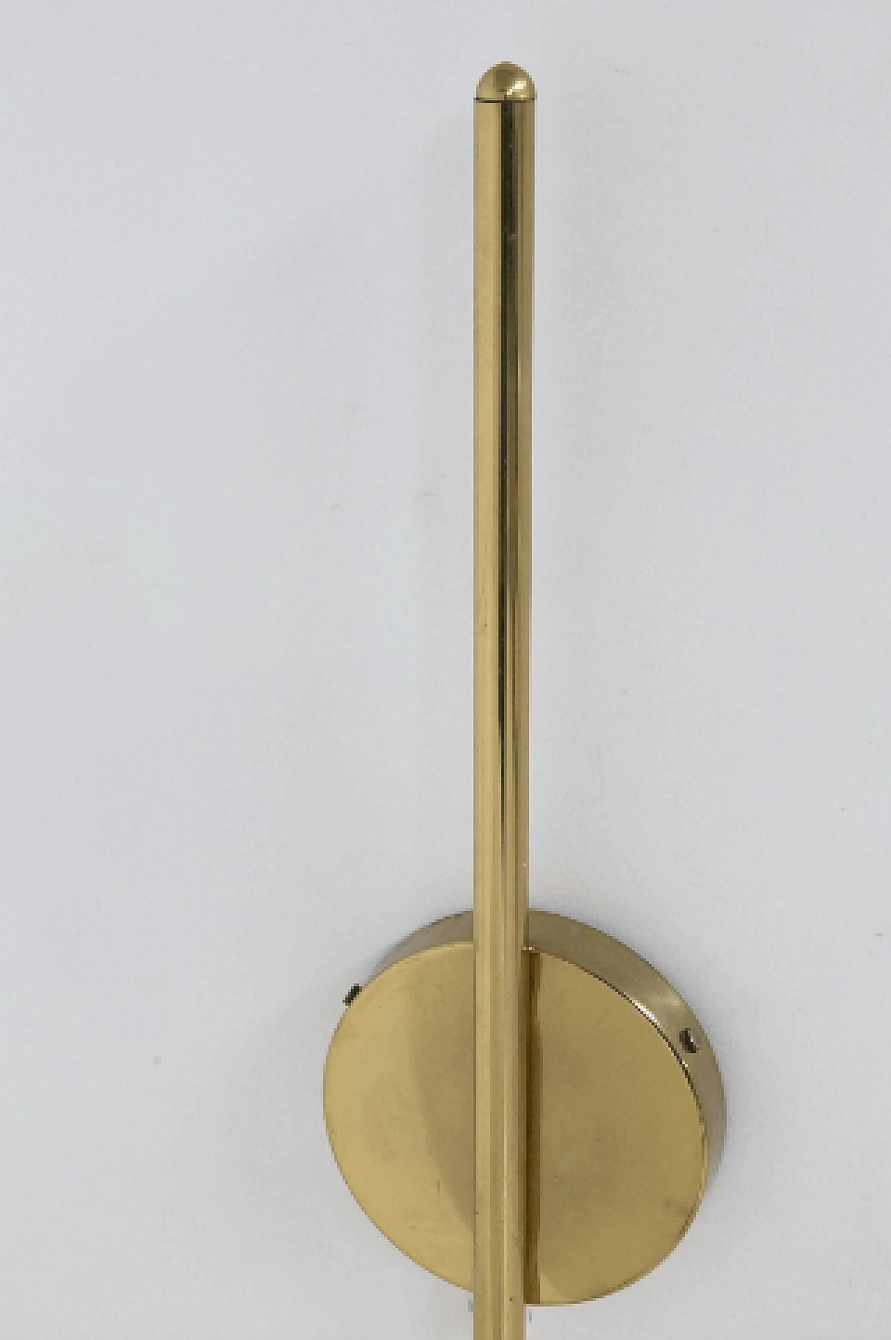 Applique in ottone e vetro di Luigi Caccia Dominioni per Azucena, anni '50 4