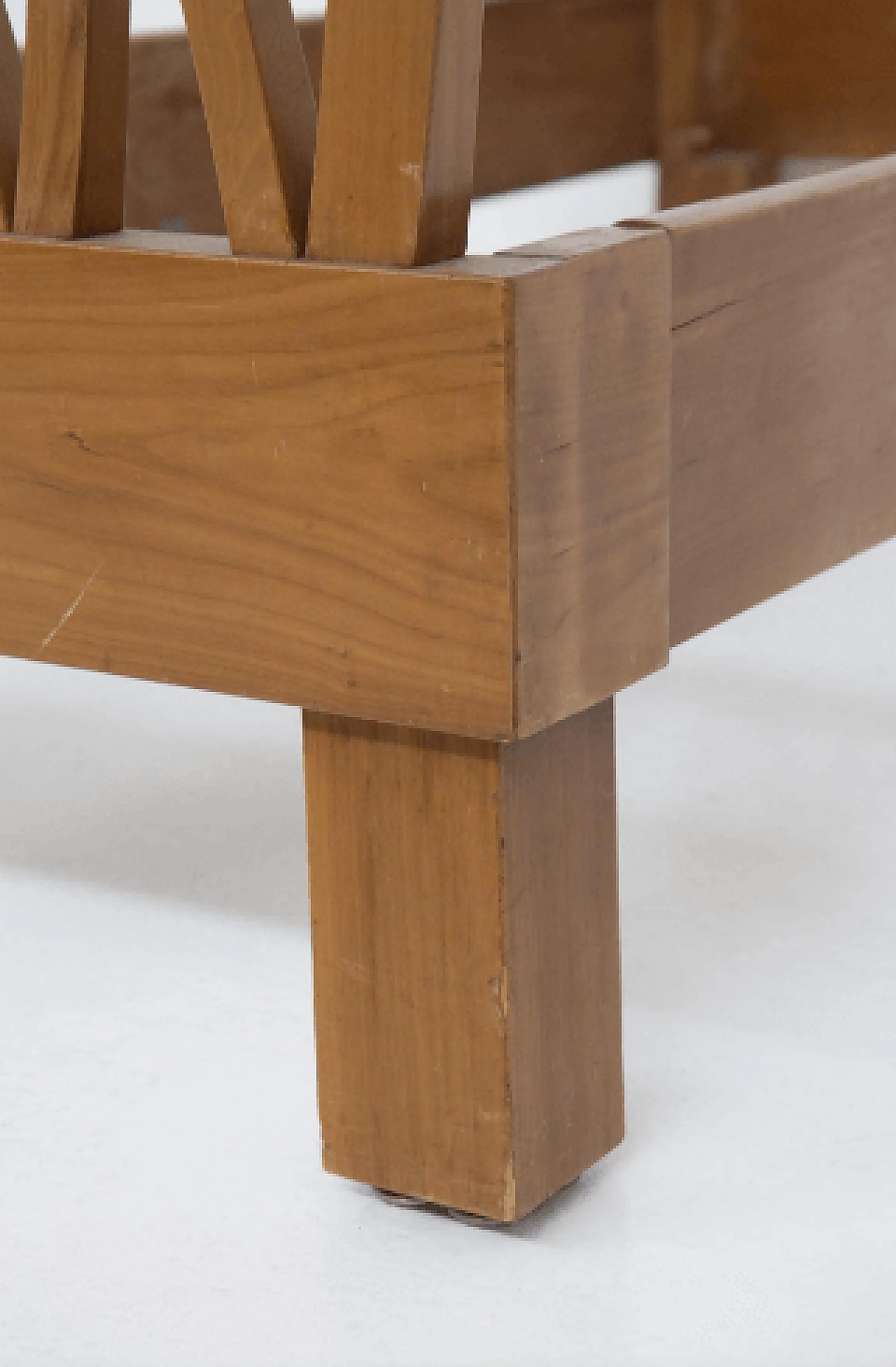 Letto singolo e sedia in legno di Ugo Carrà, anni '50 2