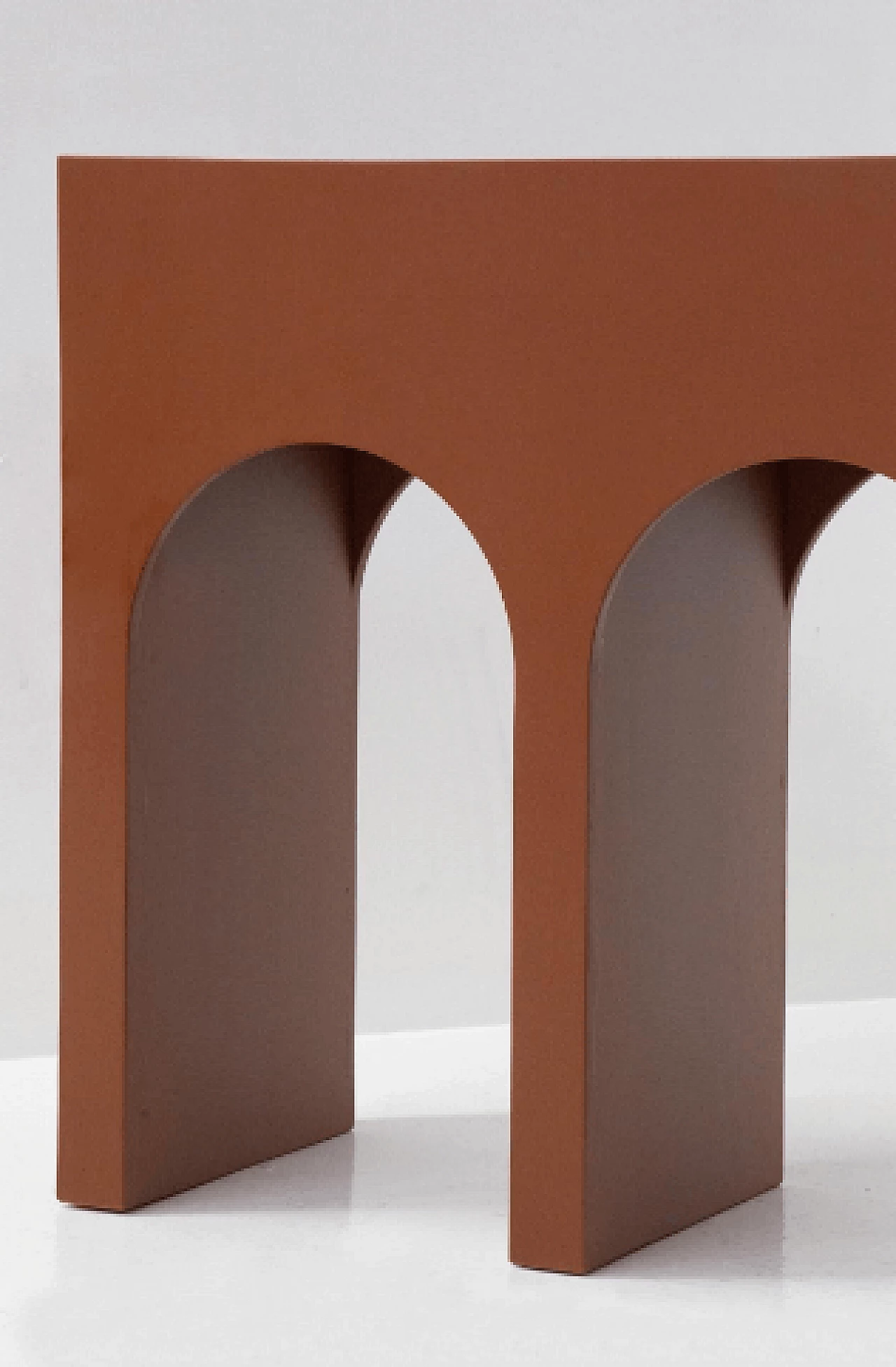 Consolle in legno laccato marrone 9