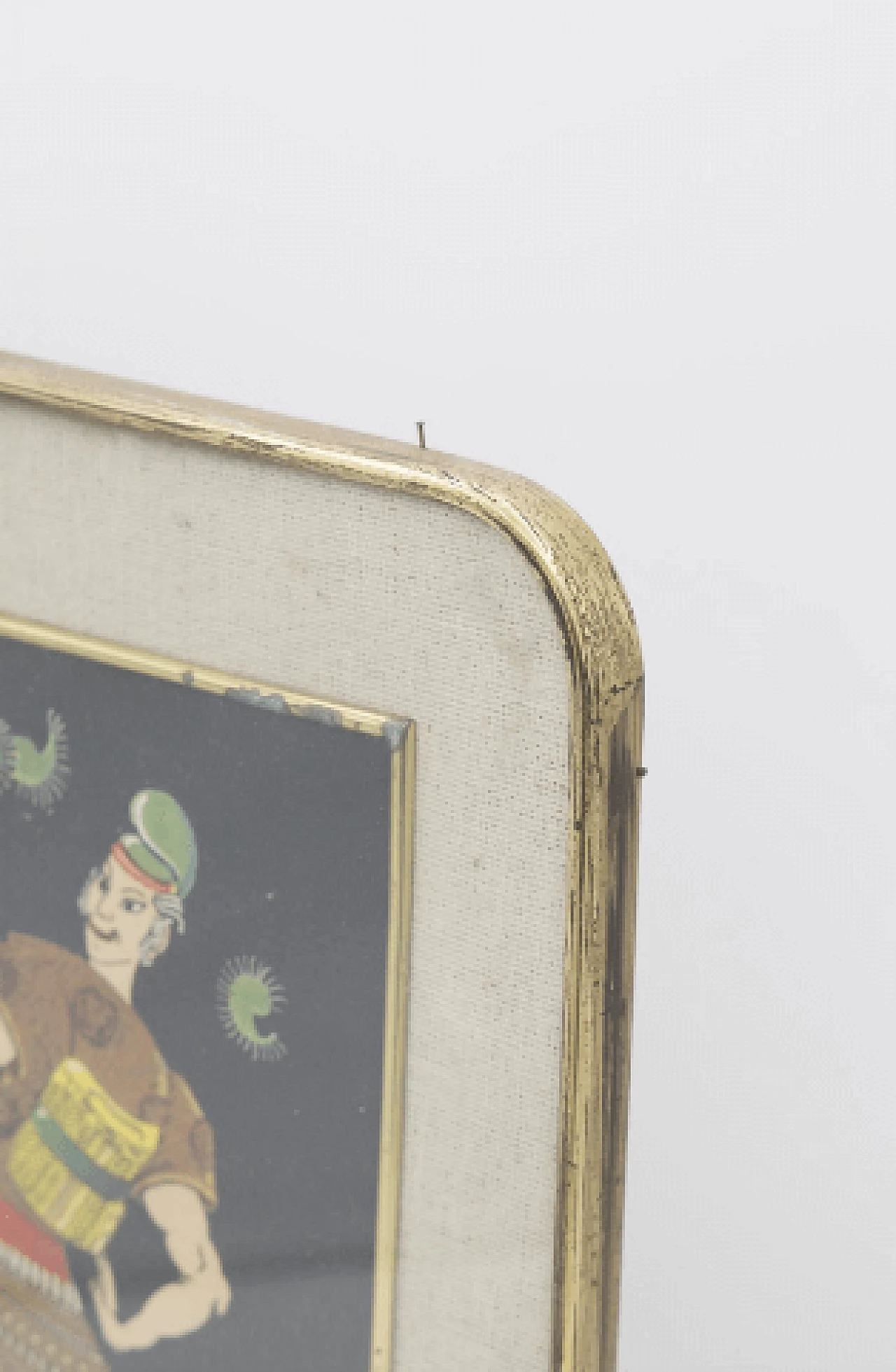 Danza tradizionale, dipinto su cartoncino, inizio '900 6