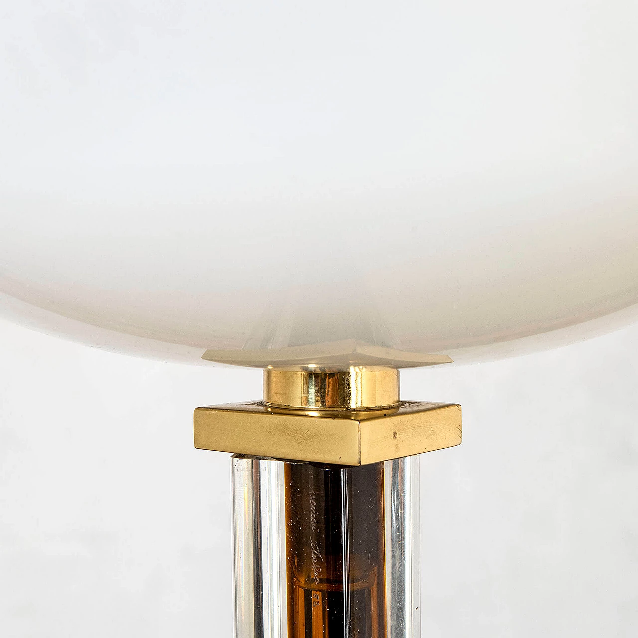 Tolboi floor lamp in glass and metal for Venini, 1985 4