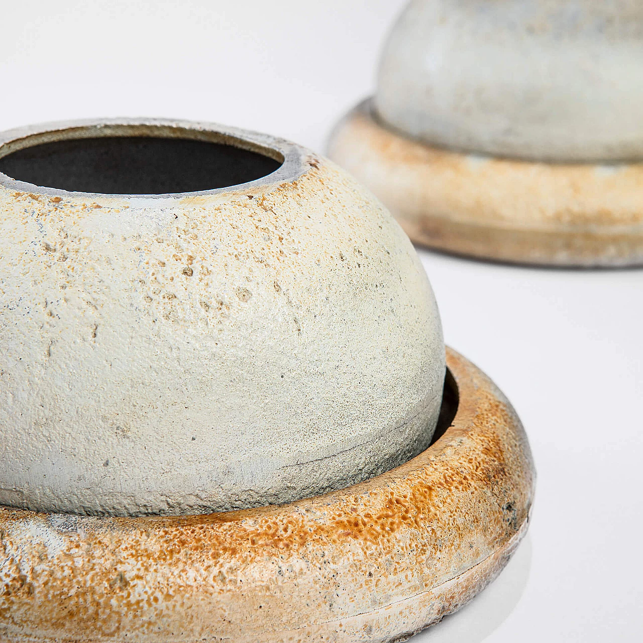 Pair of decorative metal objects by Lorenzo Burchiellaro, 1960s 4