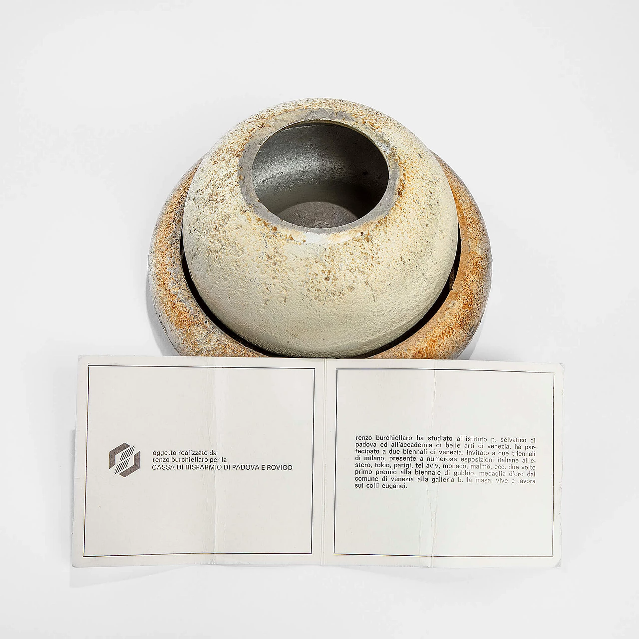 Pair of decorative metal objects by Lorenzo Burchiellaro, 1960s 5