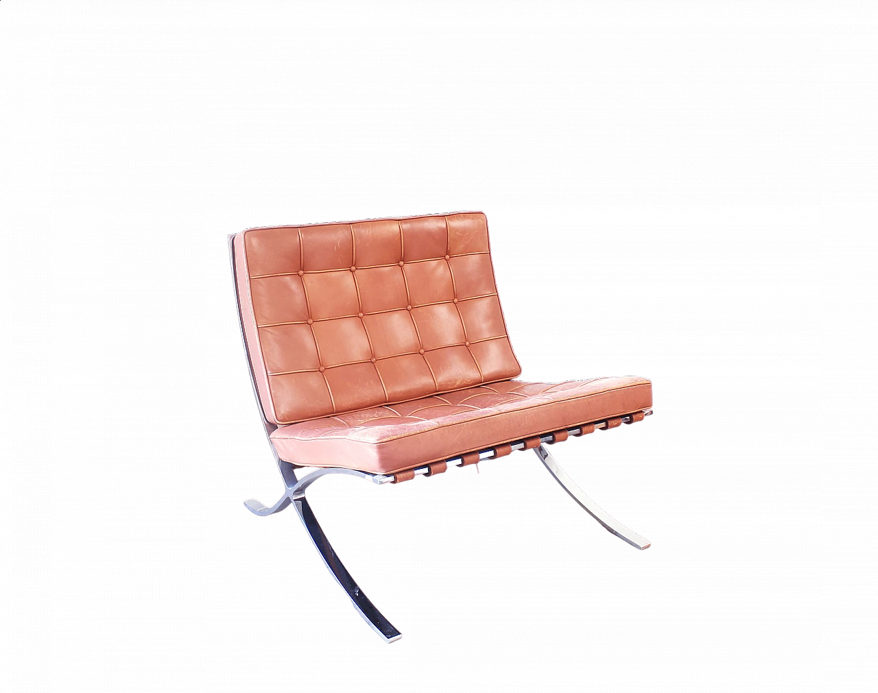 Barcelona armchair by Ludwig Mies van der Rohe for Knoll, 1970s 8