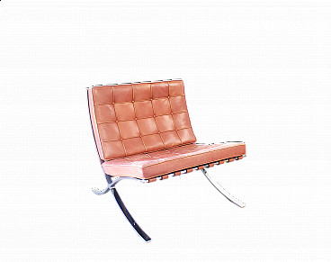 Barcelona armchair by Ludwig Mies van der Rohe for Knoll, 1970s