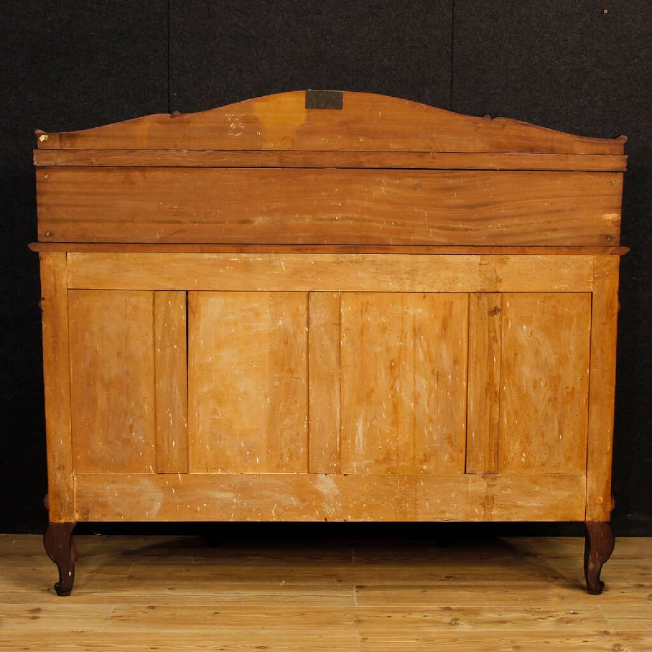 Carved mahogany sideboard with four doors, 1920s 5