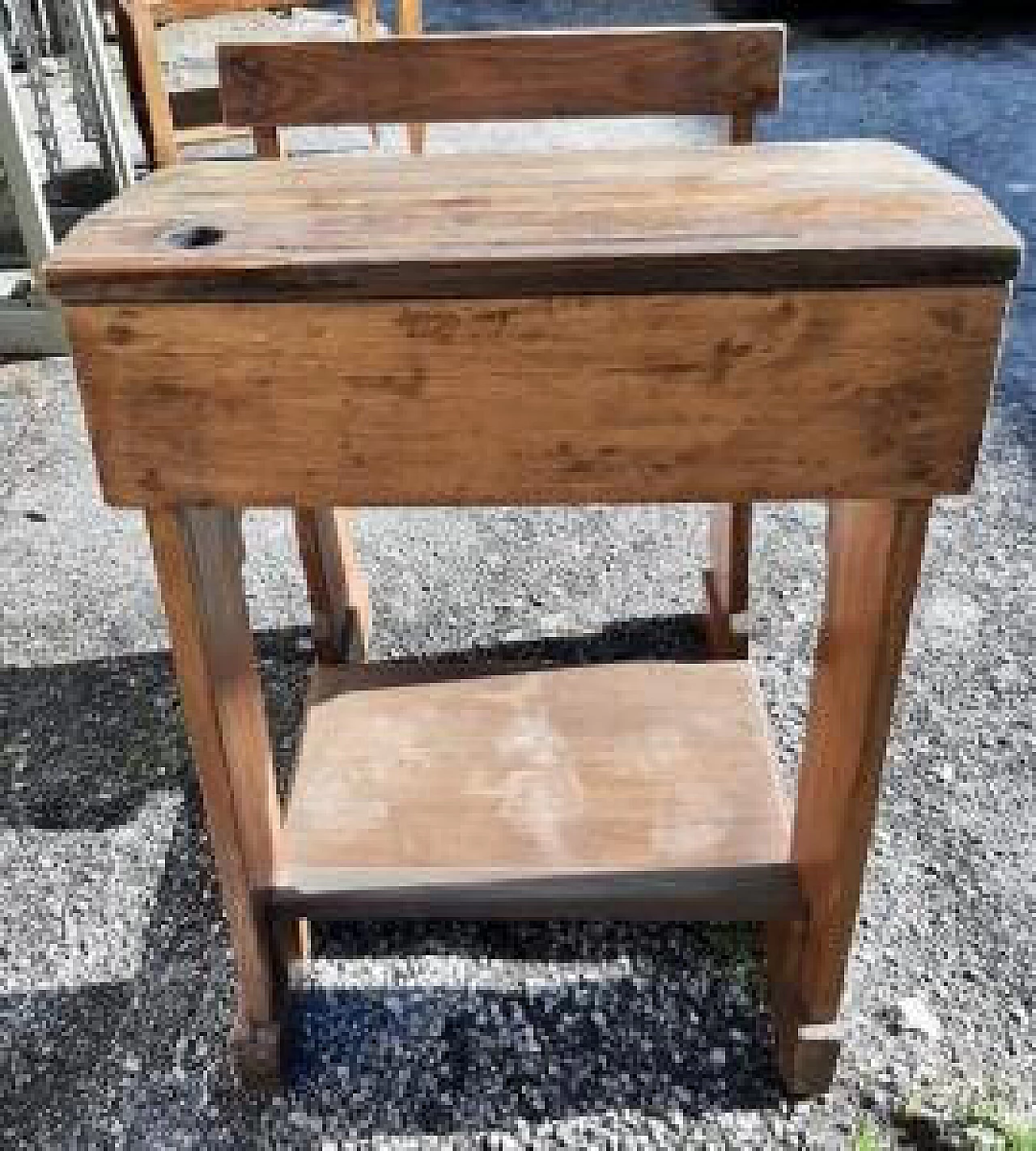 Wooden school desk, 1920s 1