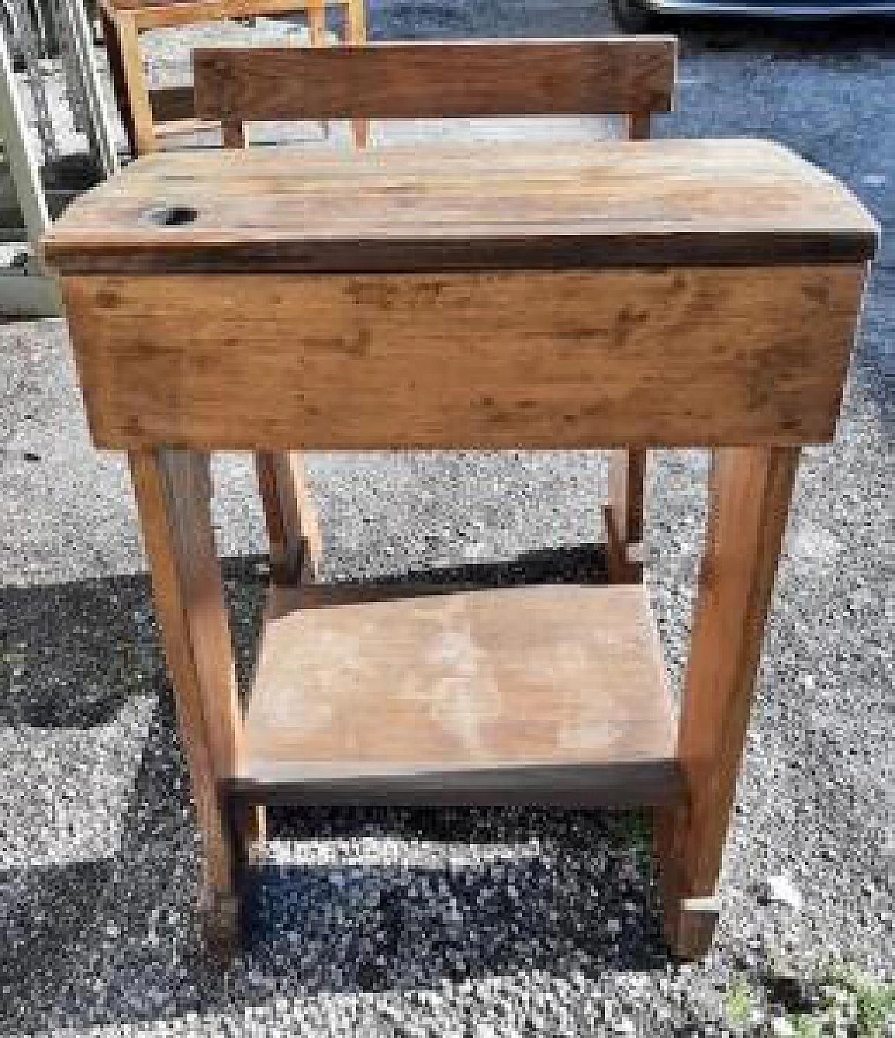 Wooden school desk, 1920s 2