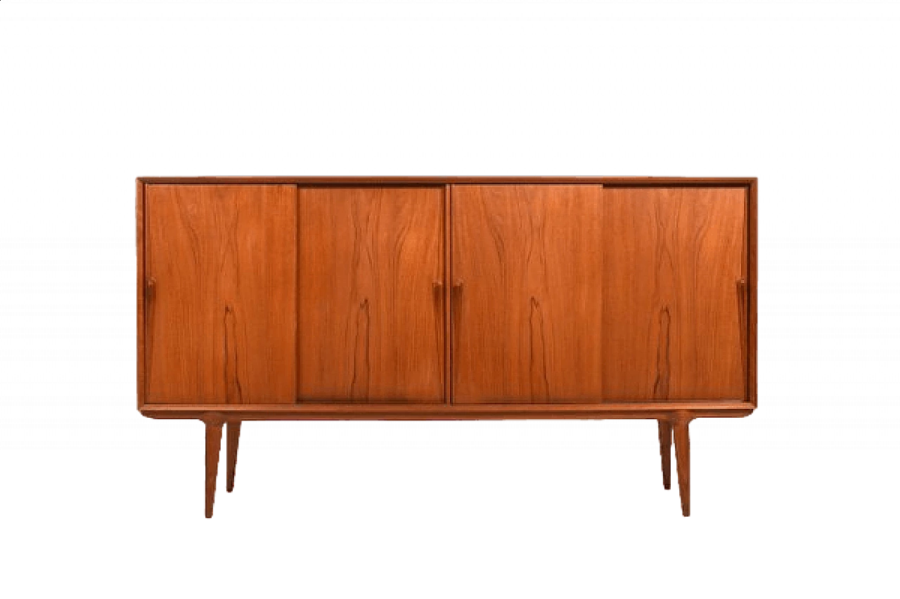 Credenza 19 in teak di Omann Jun per Møbelfabrik, anni '60 14