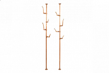 Pair of sculptural coat hangers by Harbo Silver Stone, 1950s