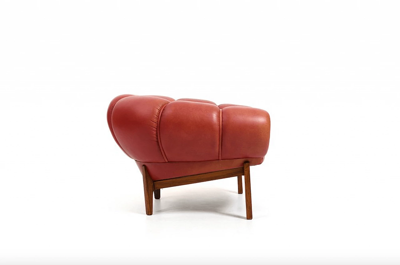 Poltrona Croissant di Illum Wikkelsø per Holger Christiansen, anni '50 2