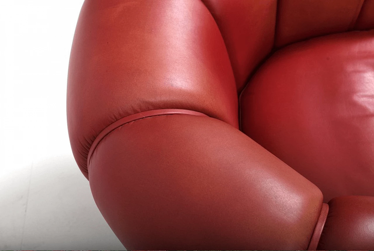 Poltrona Croissant di Illum Wikkelsø per Holger Christiansen, anni '50 15