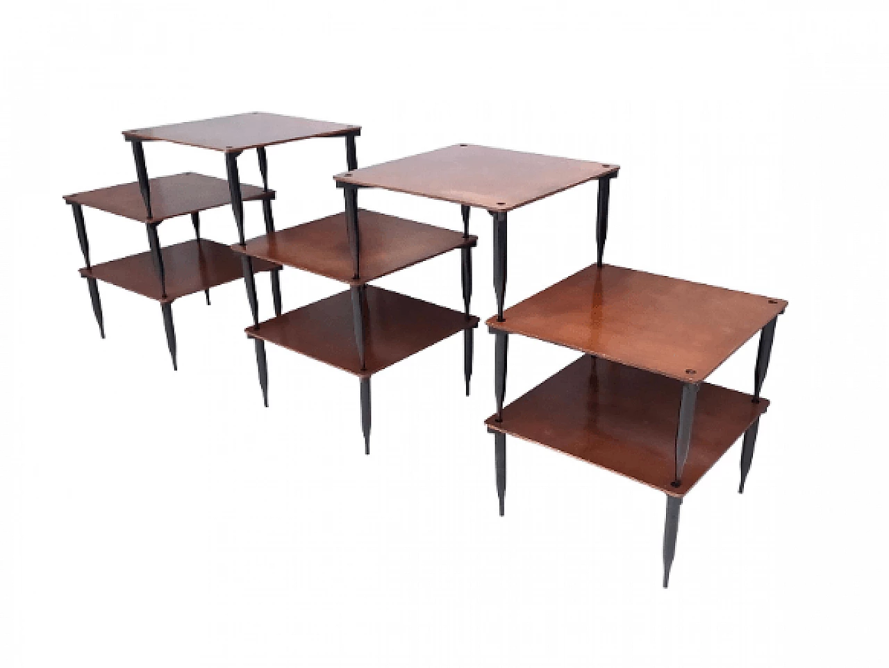 T8 stackable coffee table by Vico Magistretti for Azucena, 1950s 3
