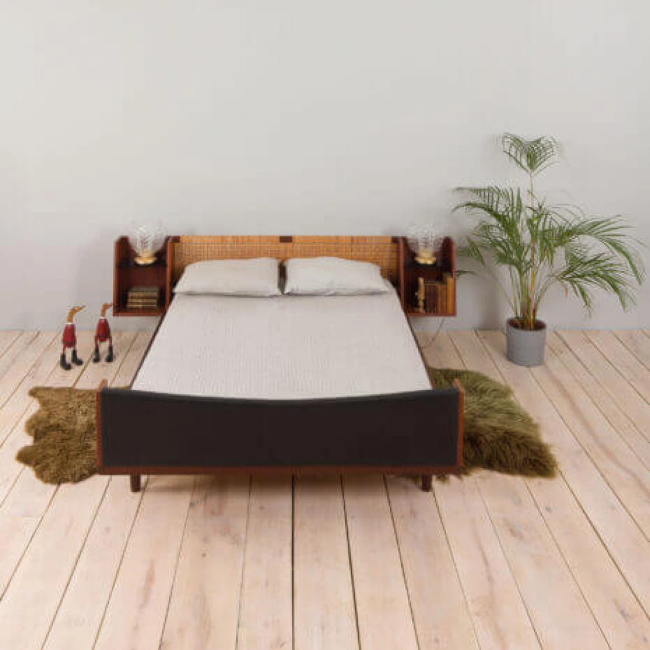 GE 701 bed by Hans Wegner for Getama, 1960s 15