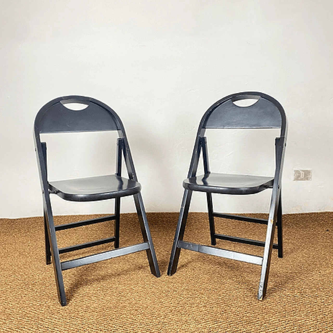 Pair of Tric chairs by the Castiglioni brothers for BBB Bonacina, 1960s 5