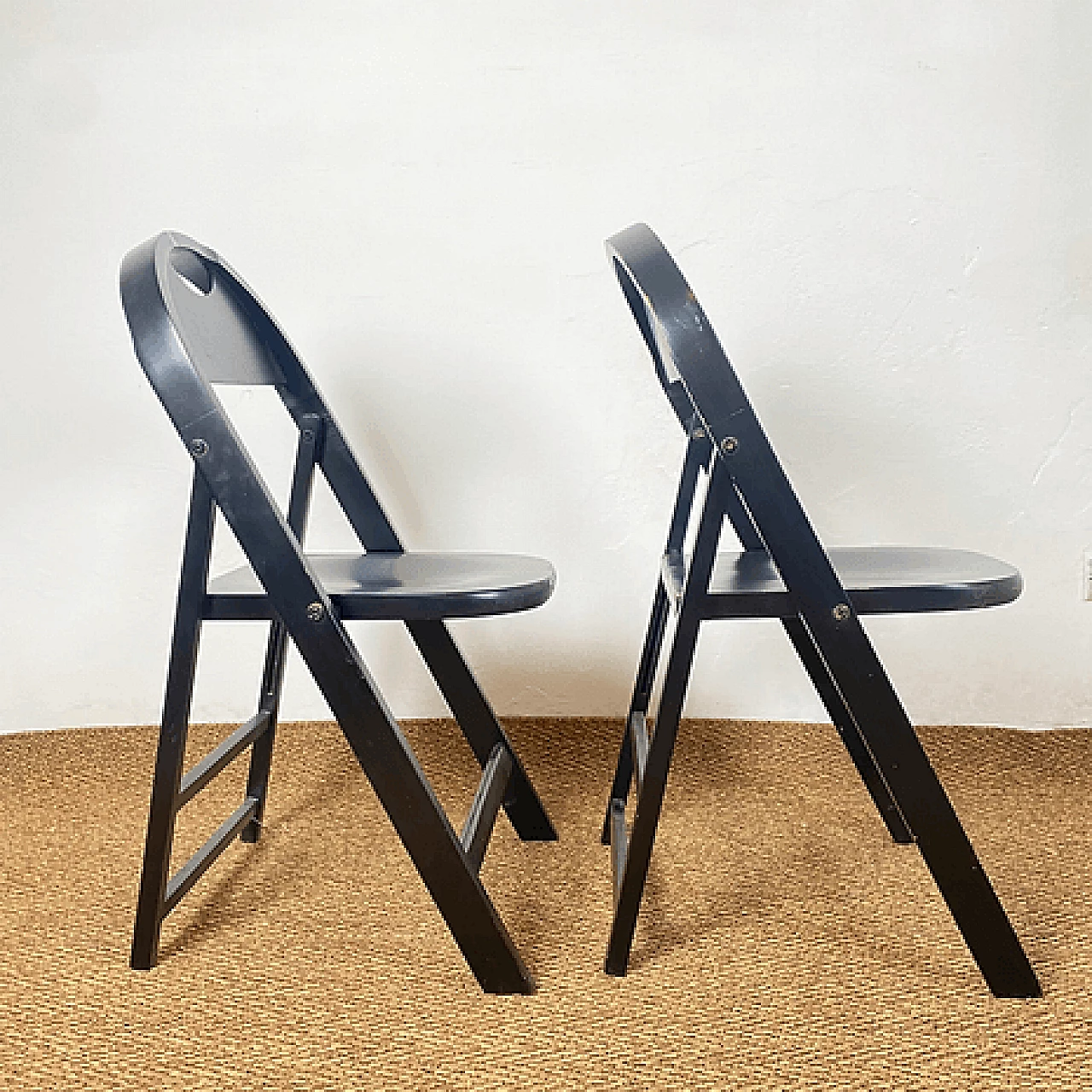 Pair of Tric chairs by the Castiglioni brothers for BBB Bonacina, 1960s 7