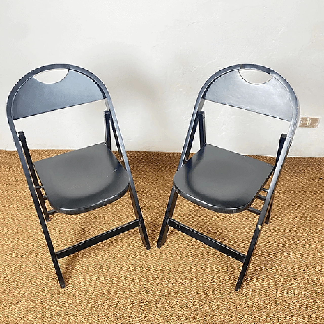 Pair of Tric chairs by the Castiglioni brothers for BBB Bonacina, 1960s 10