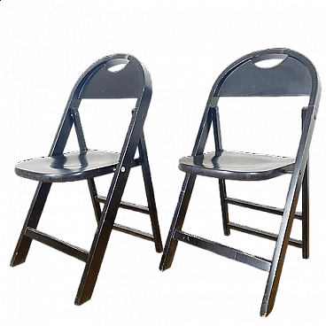 Pair of Tric chairs by the Castiglioni brothers for BBB Bonacina, 1960s