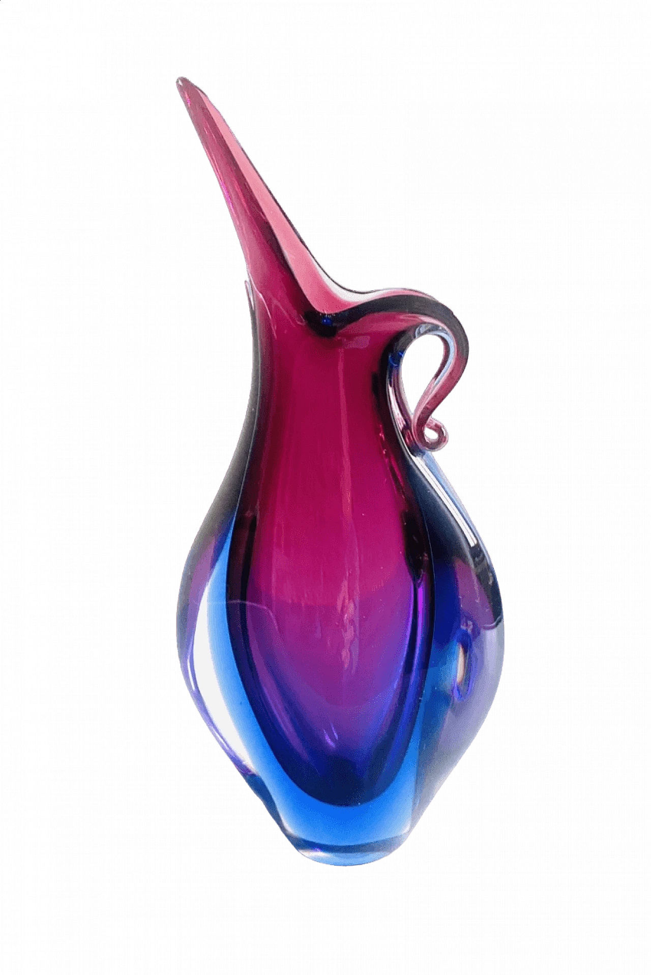 Murano glass vase by Flavio Poli for Seguso, 1950s 8