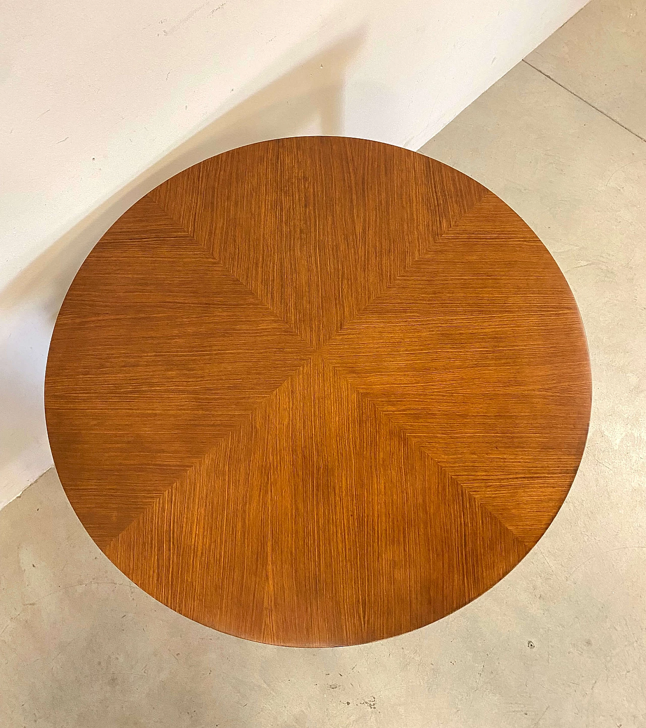 Round mahogany table by Gio Ponti, 1950s 13
