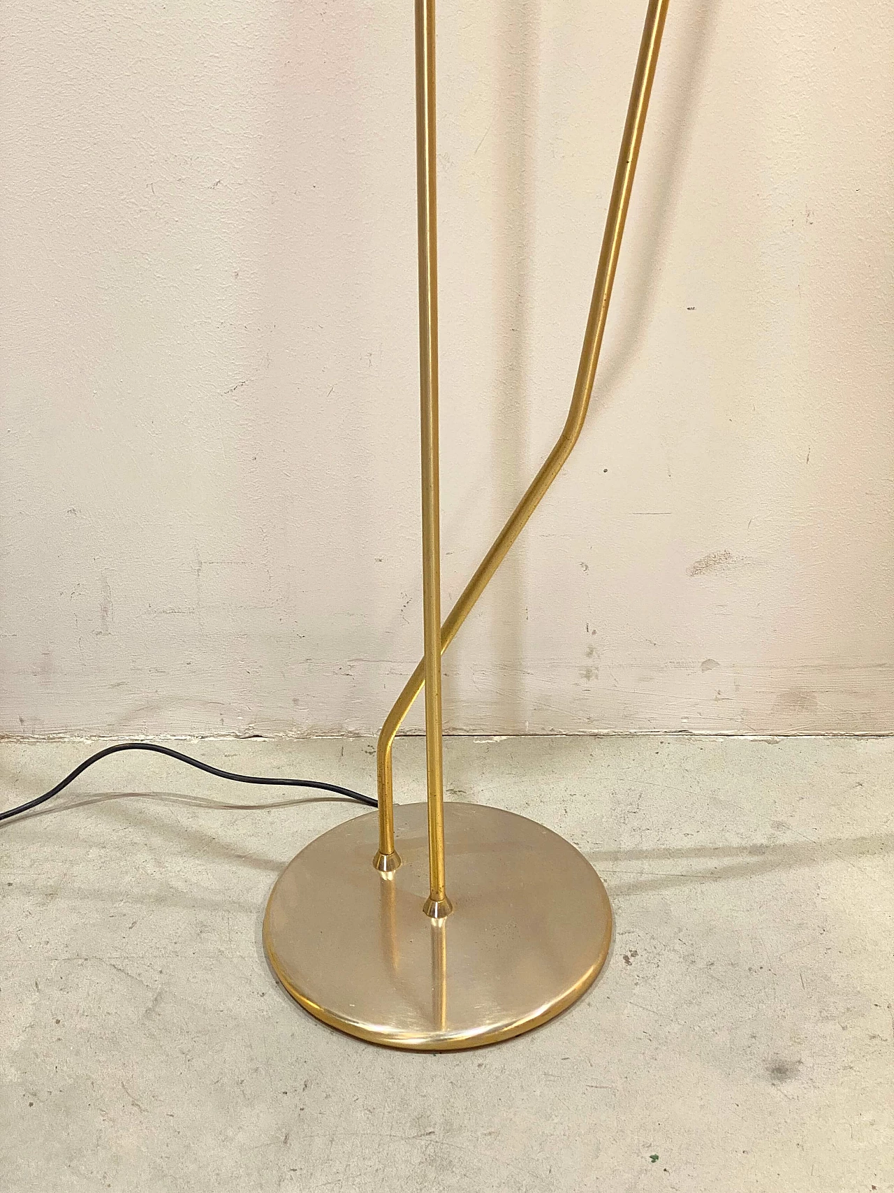 Brass and glass floor lamp by La Murrina, 1980s 14