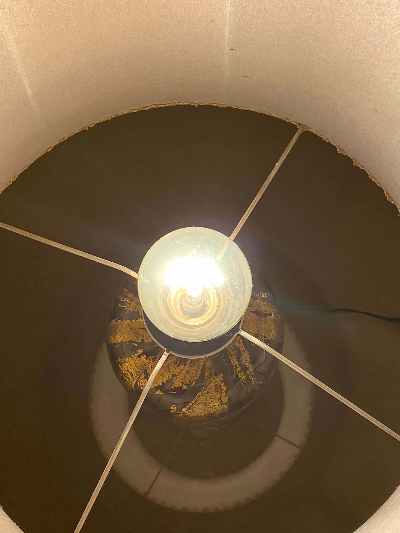 Glass table lamp by Barovier & Toso, 1950s 8