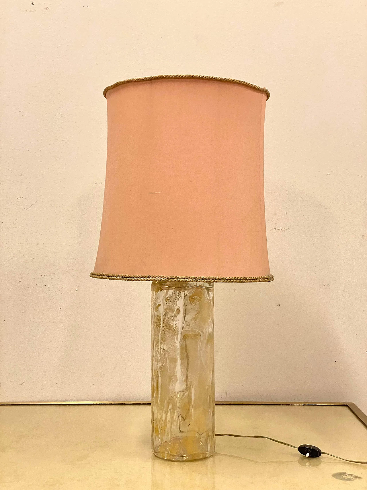 Lampada da tavolo in vetro di Barovier & Toso, anni '50 9