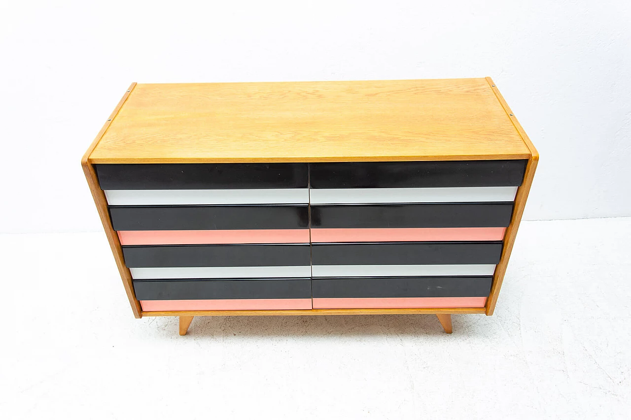 U-458 chest of drawers by Jiri Jiroutek for Interier Praha, 1960s 3