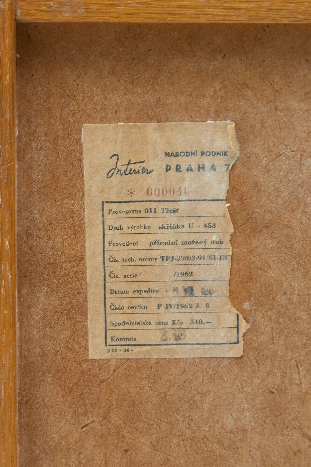 Cassettiera U-458 di Jiri Jiroutek per Interier Praha, anni '60 9