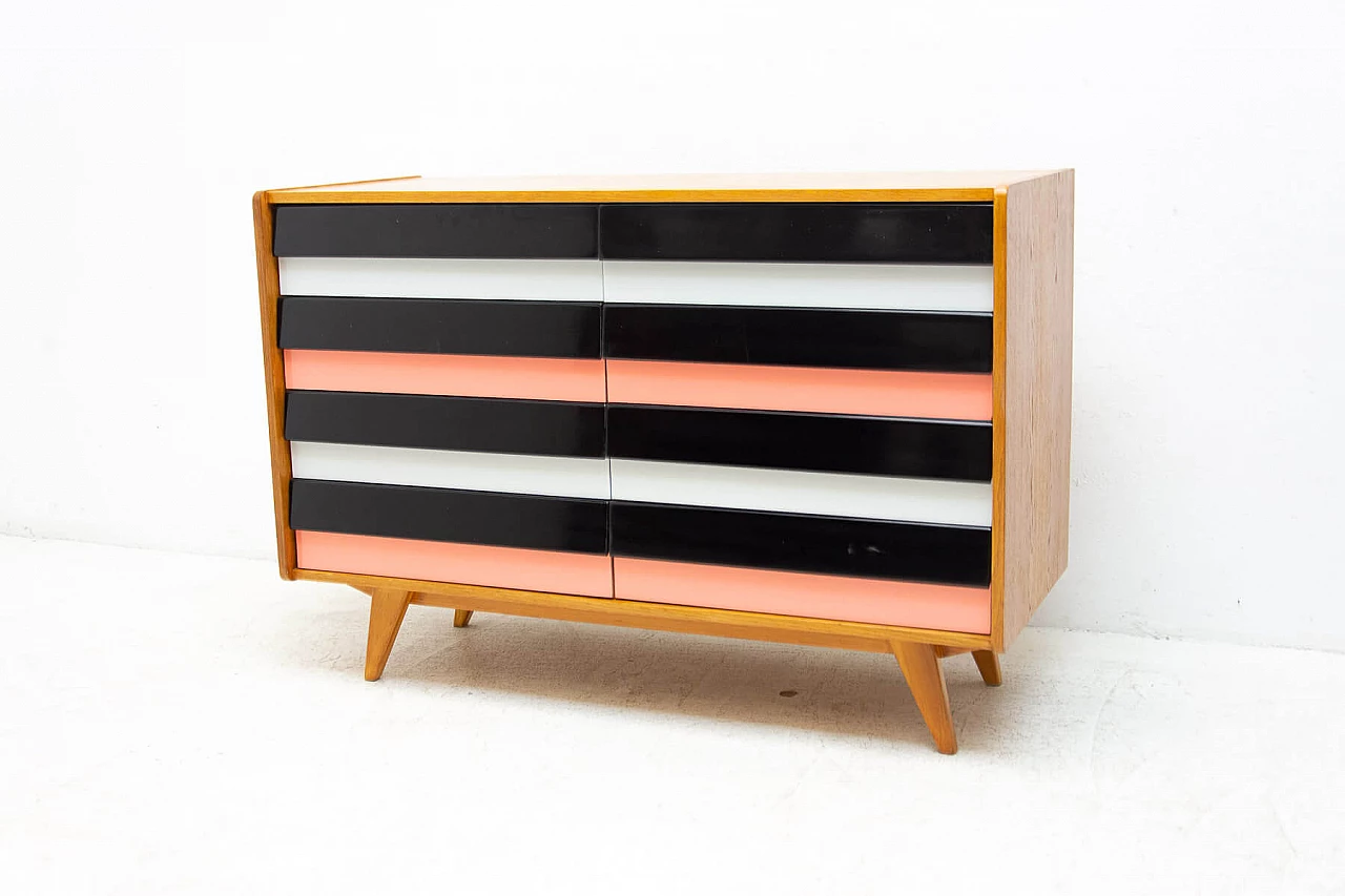 Cassettiera U-458 di Jiri Jiroutek per Interier Praha, anni '60 13