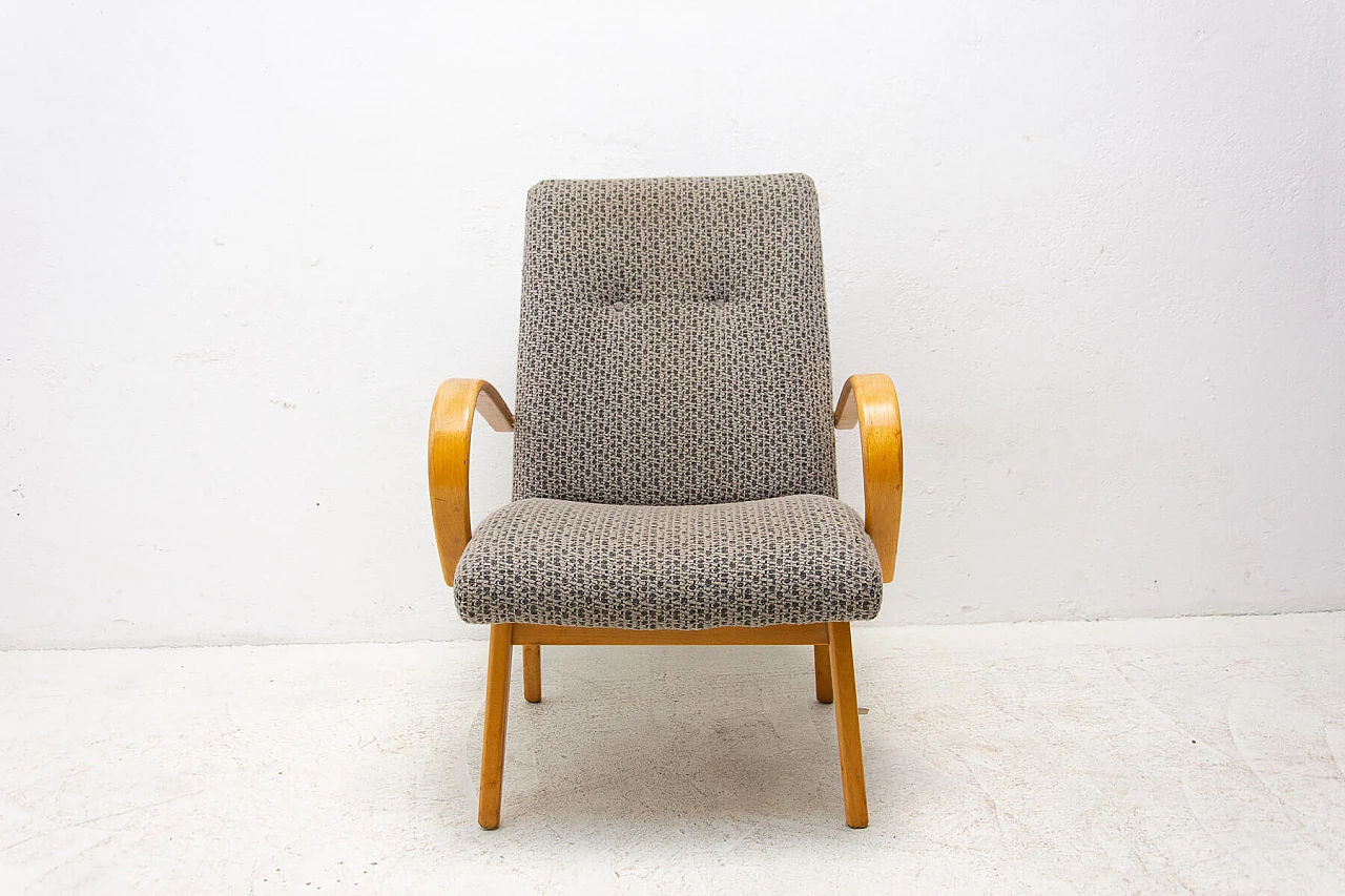 Pair of bentwood armchairs by Jaroslav Smídek, 1960s 11