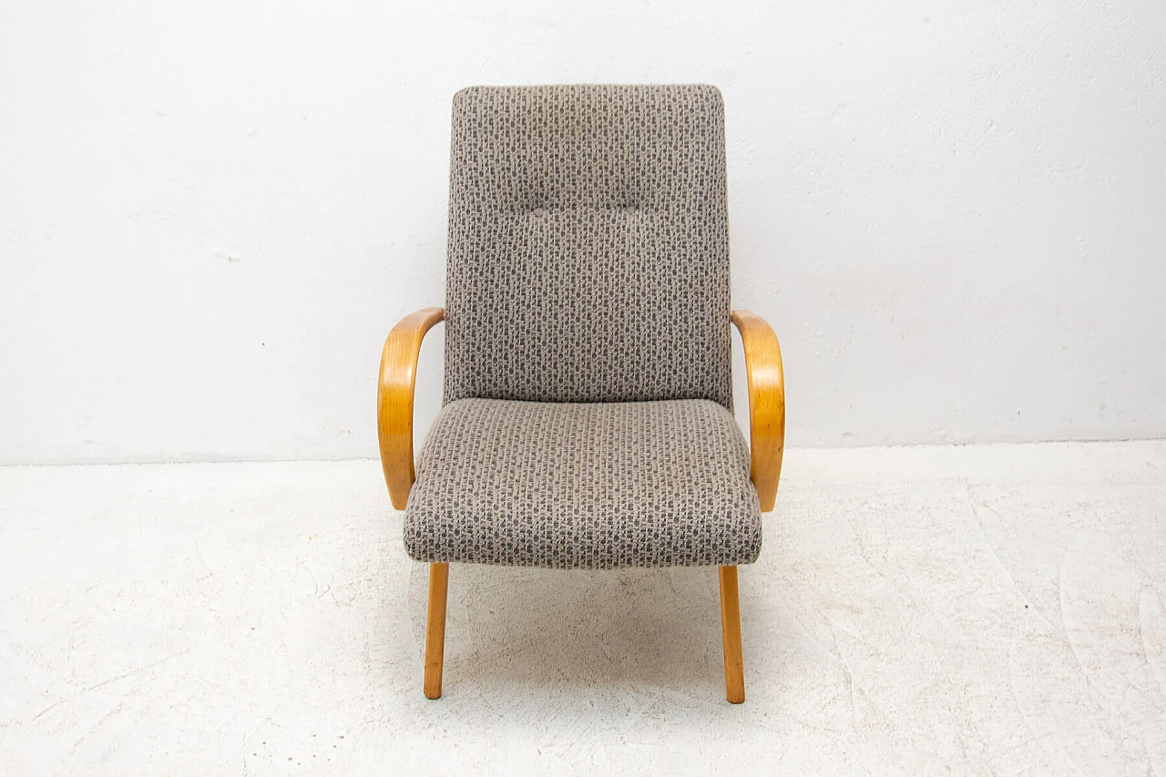 Pair of bentwood armchairs by Jaroslav Smídek, 1960s 12
