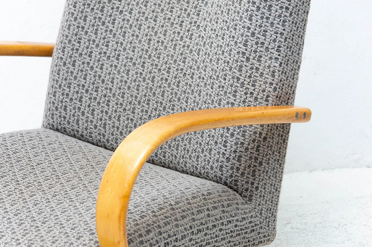 Pair of bentwood armchairs by Jaroslav Smídek, 1960s 15