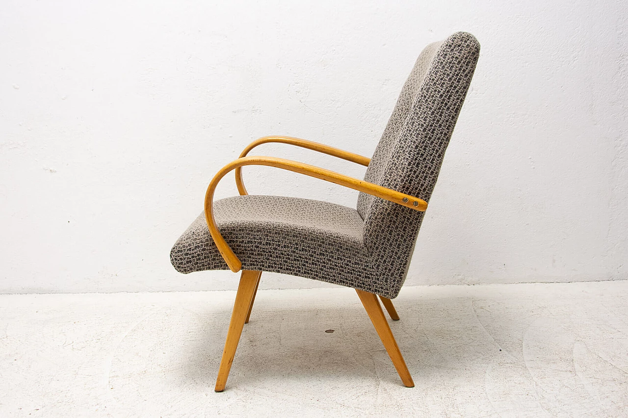 Pair of bentwood armchairs by Jaroslav Smídek, 1960s 26
