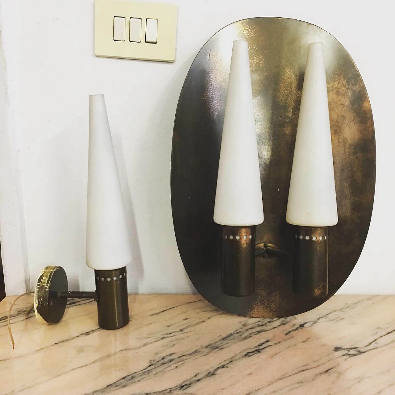 Set of wall lights by Hans Agne Jakobbson, Sweden, ca. 1950 1072835