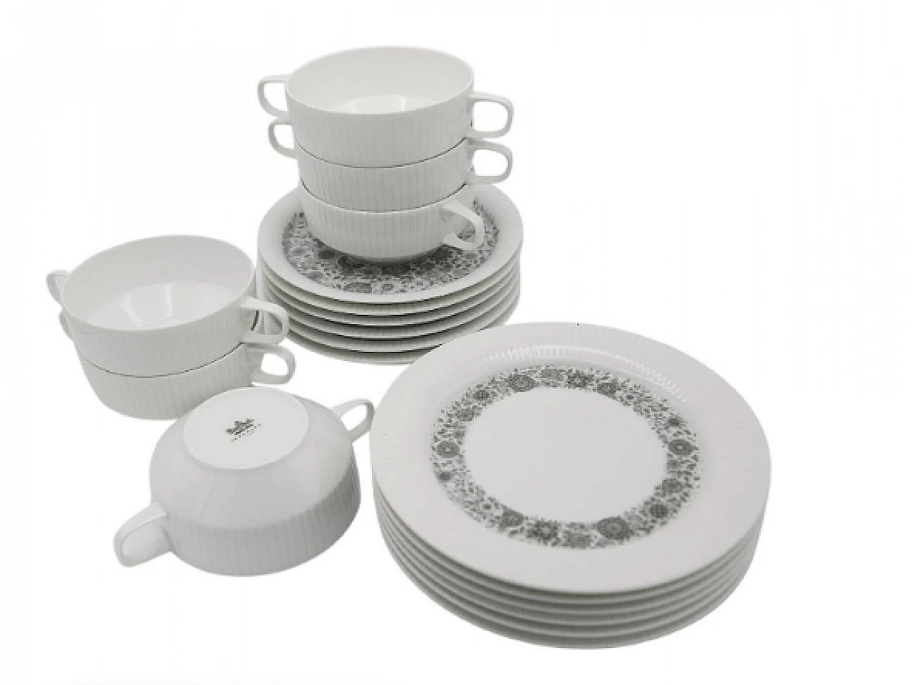 Porcelain tea service by Tapio Wirkkala for Rosenthal, 1960s 1
