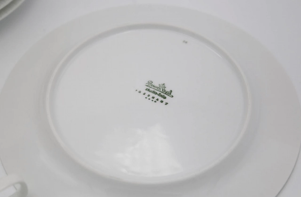 Servizio da tè in porcellana di Tapio Wirkkala per Rosenthal, anni '60 12