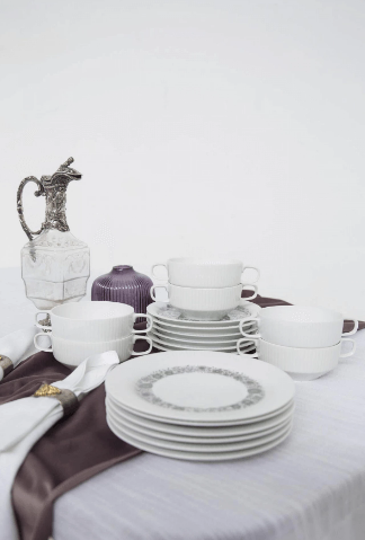 Servizio da tè in porcellana di Tapio Wirkkala per Rosenthal, anni '60 13