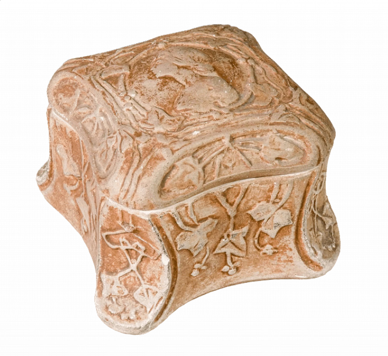 Small ceramic box by Manifattura Di Signa, early 20th century 8