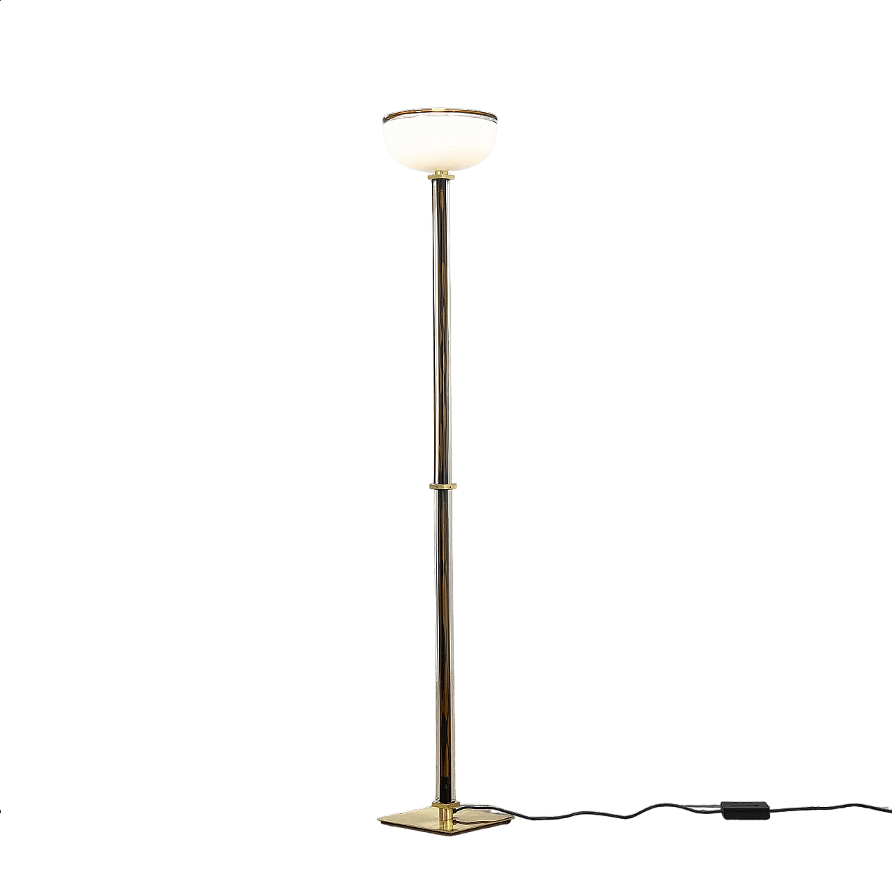 Tolboi floor lamp in glass and metal for Venini, 1985 9